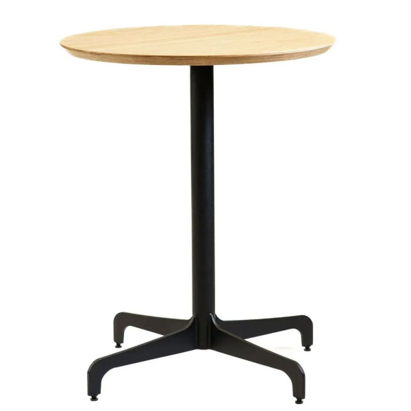 Стол Lovko Leo Натуральный/черный d-70 см-0