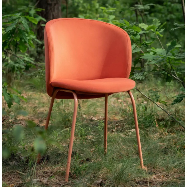 Стілець Lovko Lilo Exclusive Terracotta Velvet-1