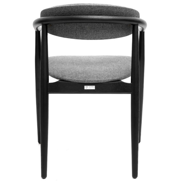 Стул Lovko Mamont soft Черный/Austin 19-4