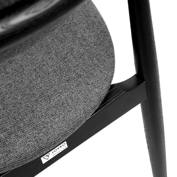 Стул Lovko Mamont soft Черный/Austin 19-11