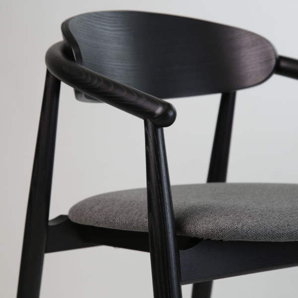 Стілець Lovko Mamont semi-soft Чорний/Austin 19-8