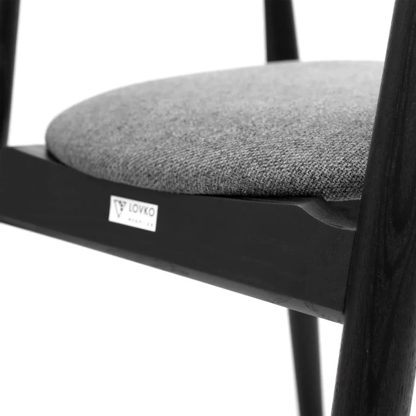 Стул Lovko Mamont Чорний/Austin 19-5