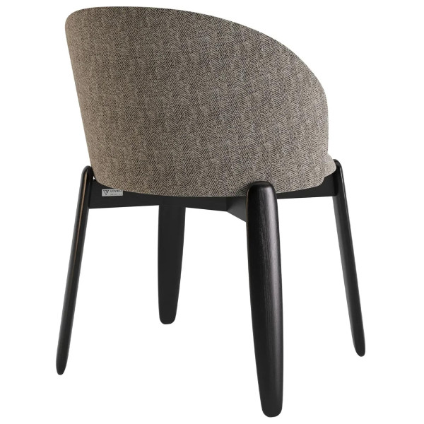 Стілець Lovko Rino Чорний/Femida 20-2-4