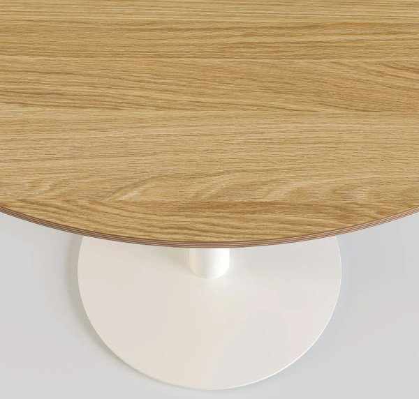 Обідній стіл Lovko Soul d-70 Білий-2