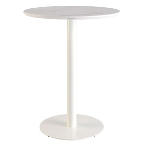 Стіл Lovko Soul HPL Arpa 3346 Ker Білий/білий d-60 см