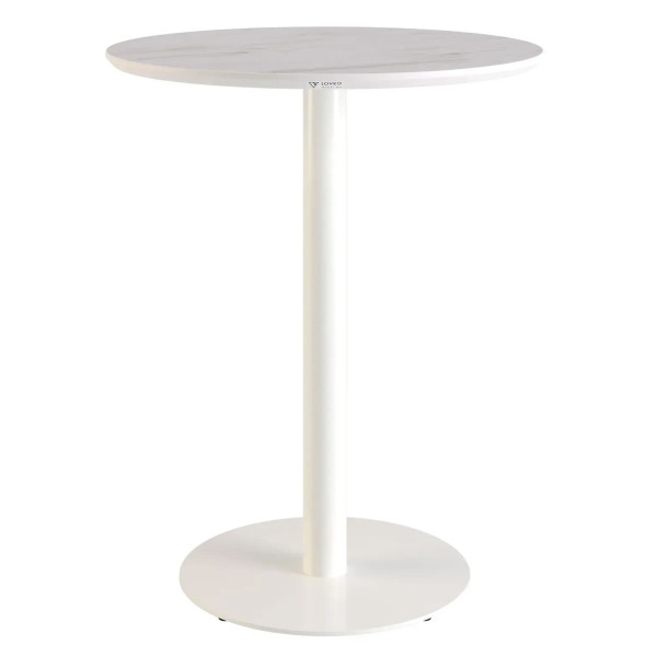 Стіл Lovko Soul HPL Arpa 3346 Ker Білий/білий d-60 см-0