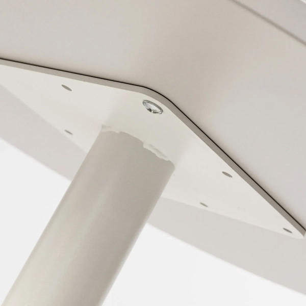 Стол Lovko Soul light Белый металл/черный ДСП текстура d-70 см-2