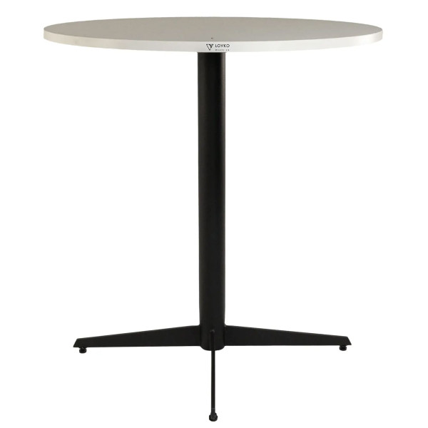 Стол Lovko Spring Белый ДСП текстура d-70 см-1