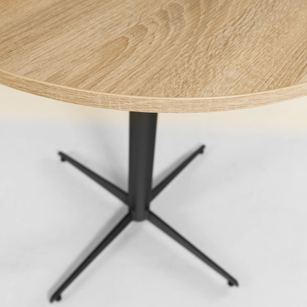 Стол Lovko Spring дуб ДСП текстура d-70 см-3