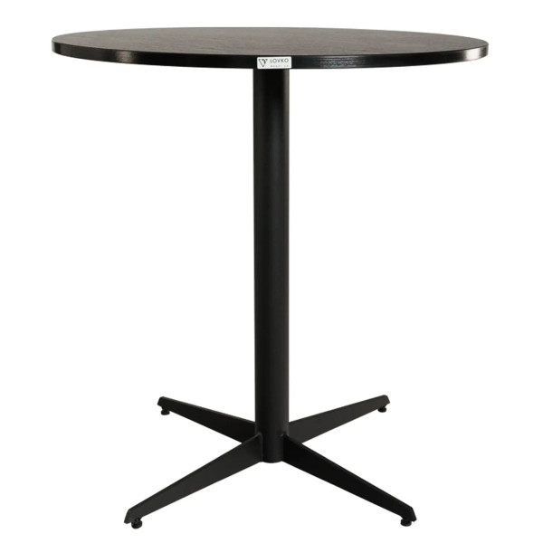 Стол Lovko Spring Черный ДСП текстура d-70 см-0