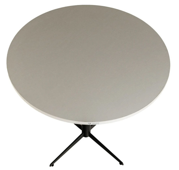 Стол Lovko Spring Белый ДСП текстура d-70 см-3