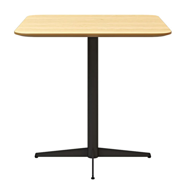 Стол Lovko Spring Натуральный/черный 80х80 см-0