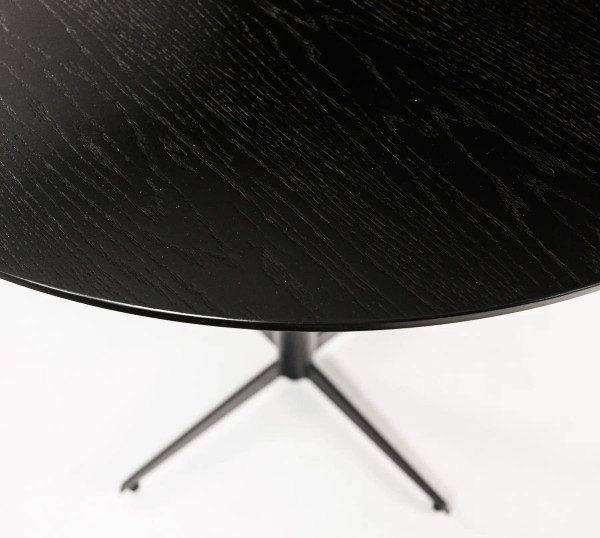 Стол Lovko Spring Черный дуб шпон d-80 см-5