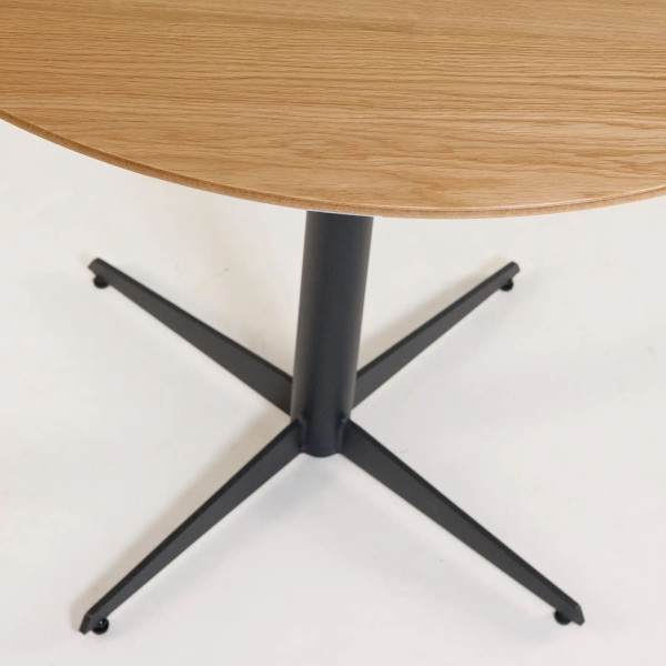 Стол Lovko Spring Натуральный дуб шпон d-80 см-3