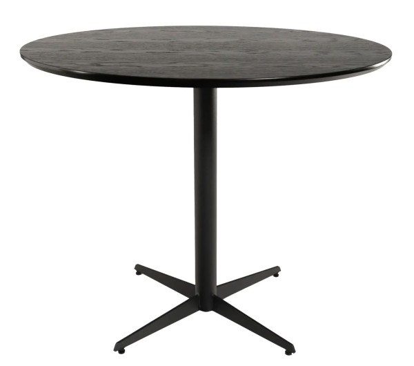 Стол Lovko Spring Черный дуб шпон d-80 см-0