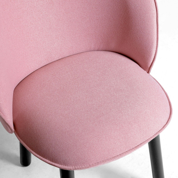 Стул Lovko Stitch Comfort Черный/розовый Spenser 22-5