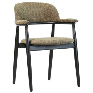 Стілець Lovko Terra Чорний/Anthology 7 Mocca