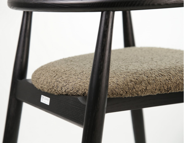 Стул Lovko Terra Черный/Anthology 7 Mocca-14