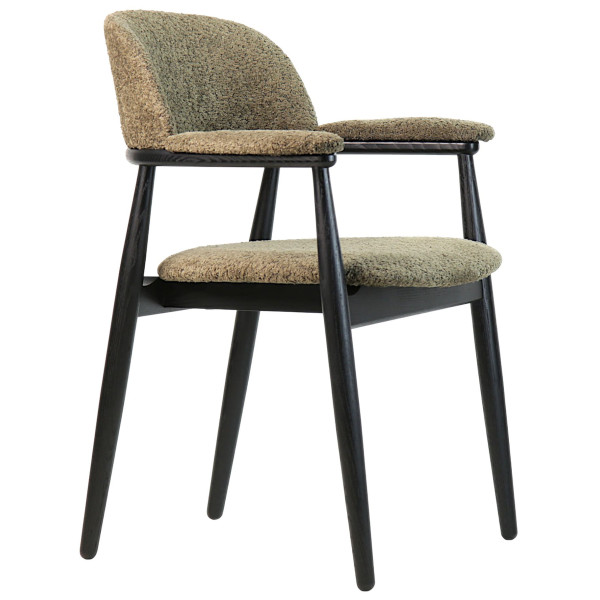 Стул Lovko Terra Черный/Anthology 7 Mocca-2