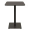 Стол Lovko Tetra light soft Черный металл/черный ДСП текстура 60x60 см-1-thumb