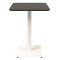Стол Lovko Tetra light soft Белый металл/черный ДСП текстура 60x60 см-1-thumb