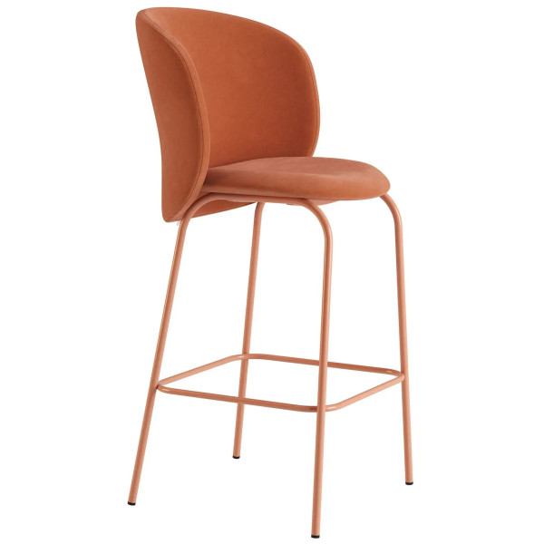Полубарный стул Lovko Lilo Exclusive Terracotta Velvet-0