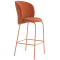 Полубарный стул Lovko Lilo Exclusive Terracotta Velvet-0-thumb