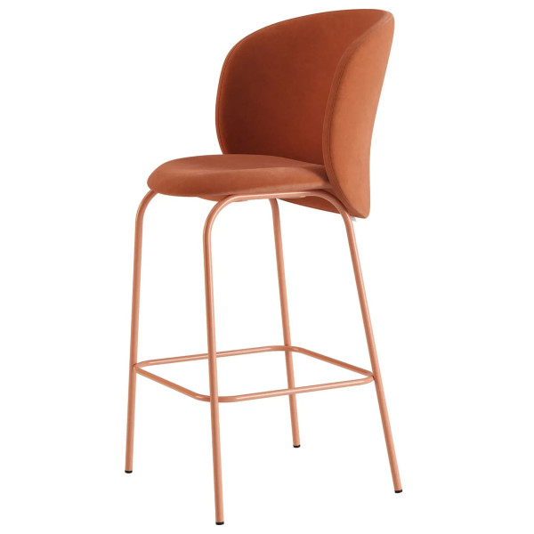 Полубарный стул Lovko Lilo Exclusive Terracotta Velvet-2