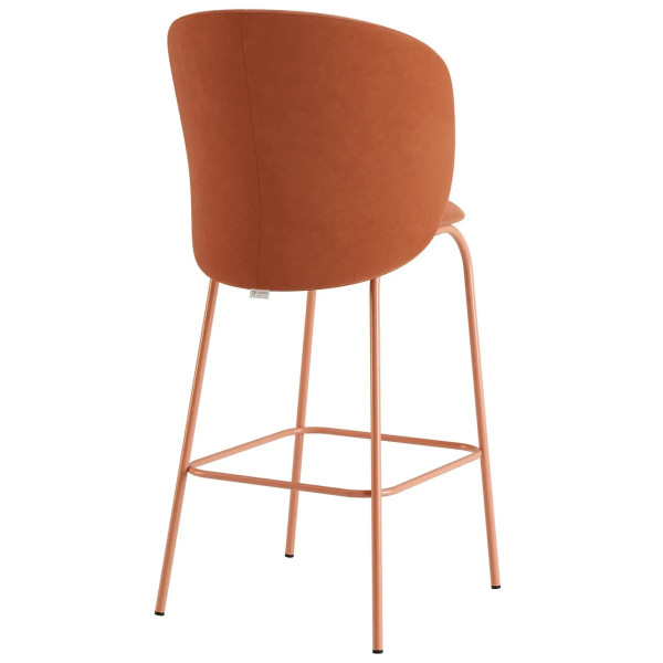 Полубарный стул Lovko Lilo Exclusive Terracotta Velvet-3