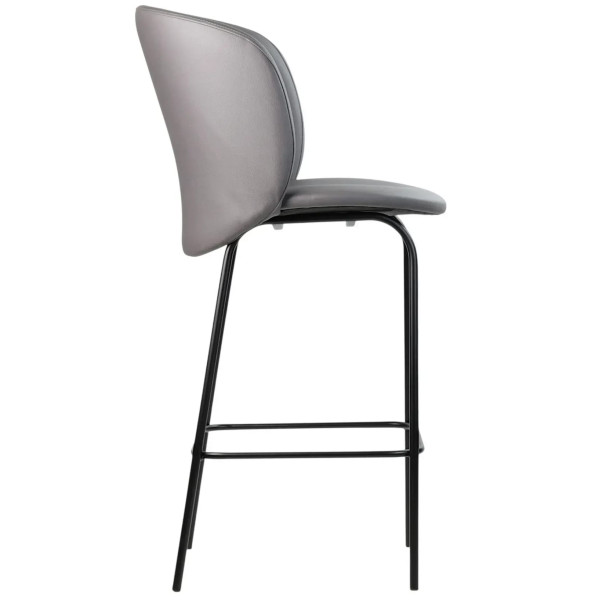 Напівбарний стілець Lovko Lilo Сірий Екошкіра-2