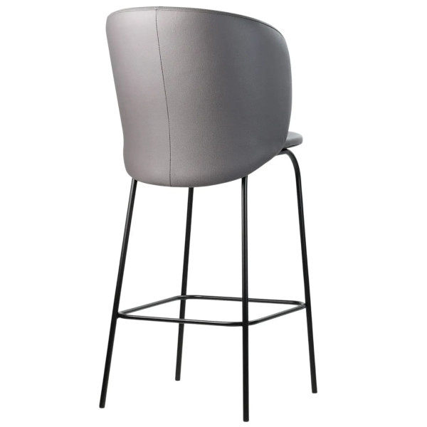 Напівбарний стілець Lovko Lilo Сірий Екошкіра-3