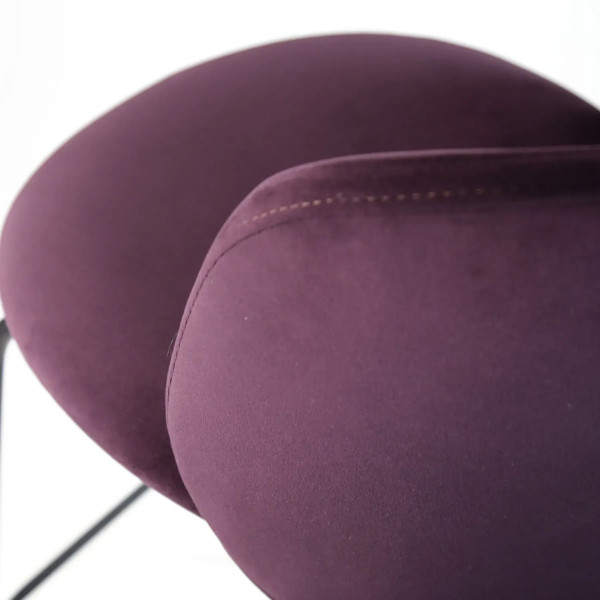 Напівбарний стілець Lovko Lilo Винний вельвет-6