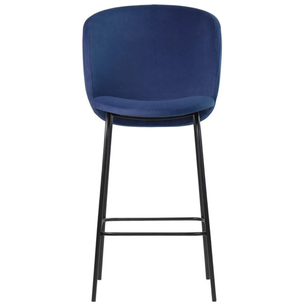 Полубарный стул Lovko Lilo Синий вельвет-1