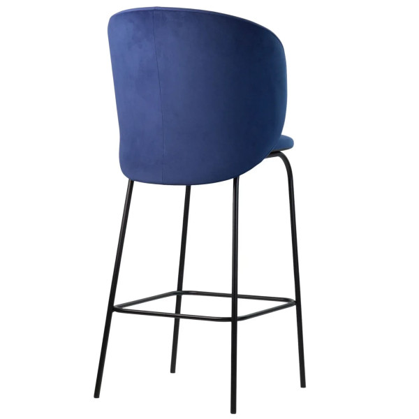 Полубарный стул Lovko Lilo Синий вельвет-3