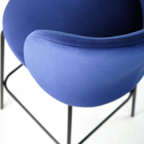 Полубарный стул Lovko Lilo Синий вельвет-7