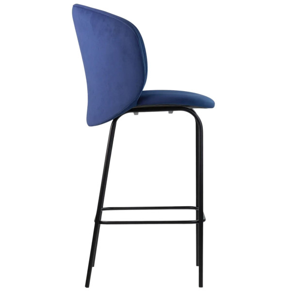 Полубарный стул Lovko Lilo Синий вельвет-2