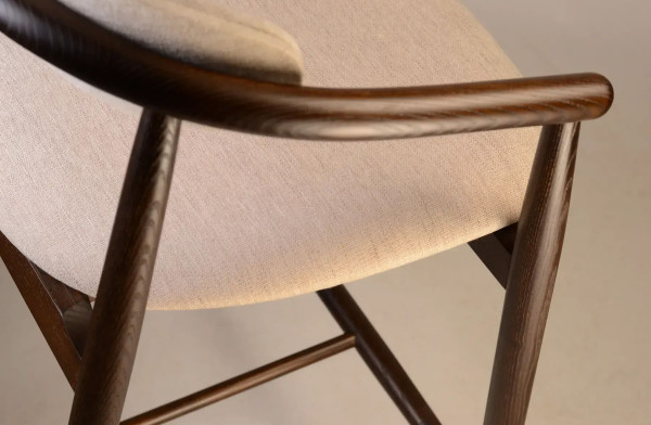 Напівбарний стілець Lovko Mamont Soft Темний горіх/Superior 02-6