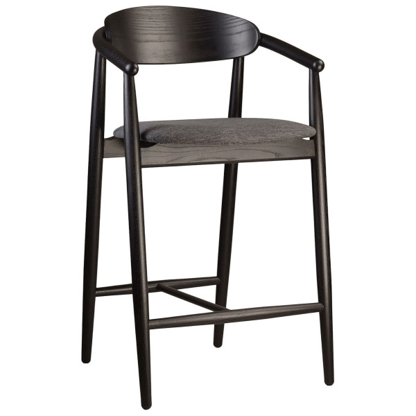 Полубарный стул Lovko Mamont semi-soft Черный/superior 19-0