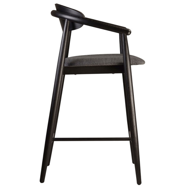 Полубарный стул Lovko Mamont semi-soft Черный/superior 19-2