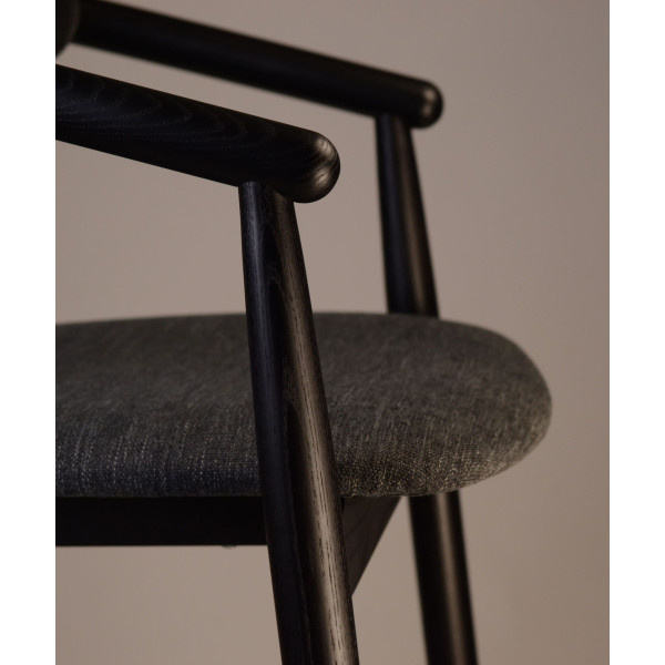 Полубарный стул Lovko Mamont semi-soft Черный/superior 19-5