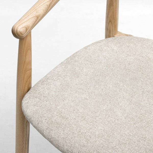 Полубарный стул Lovko Mamont semi-soft Натуральный ясень/Magenta 13-4