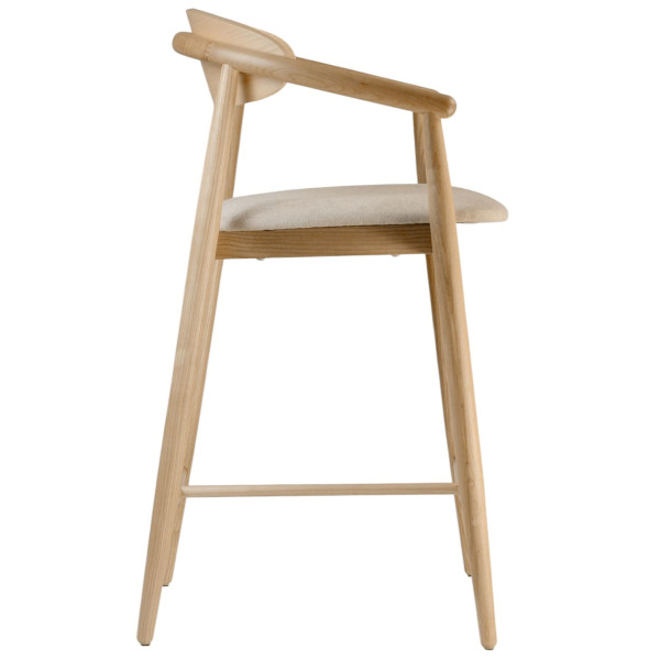 Полубарный стул Lovko Mamont semi-soft Натуральный ясень/Magenta 13-2