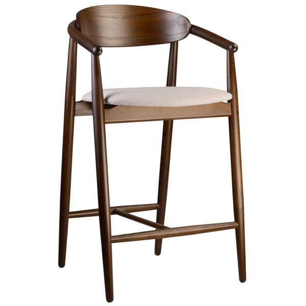 Напівбарний стілець Lovko Mamont semi-soft Темний горіх/superior 02-0