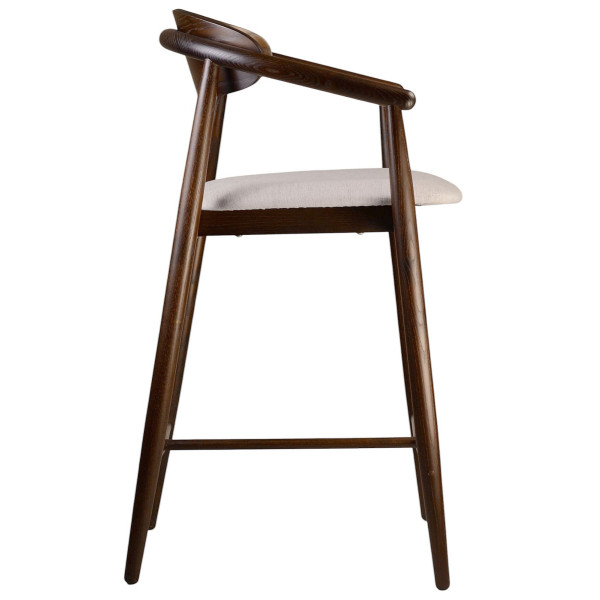 Напівбарний стілець Lovko Mamont semi-soft Темний горіх/superior 02-2