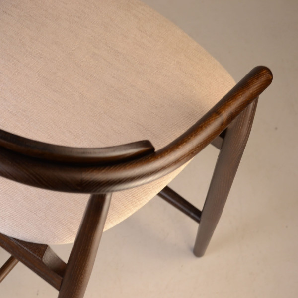 Напівбарний стілець Lovko Mamont semi-soft Темний горіх/superior 02-5