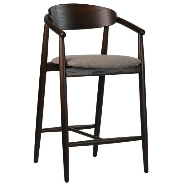 Полубарный стул Lovko Mamont semi-soft Темный орех/Austin 03-0