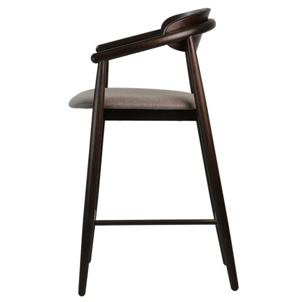 Полубарный стул Lovko Mamont semi-soft Темный орех/Austin 03-4