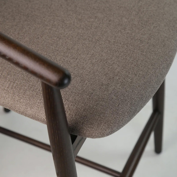 Полубарный стул Lovko Mamont semi-soft Темный орех/Austin 03-9