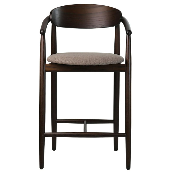 Полубарный стул Lovko Mamont semi-soft Темный орех/Austin 03-2