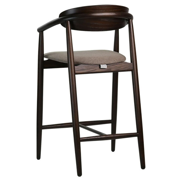 Полубарный стул Lovko Mamont semi-soft Темный орех/Austin 03-6